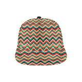 zigzag  chevron colorful pattern All Over Print Snapback Cap