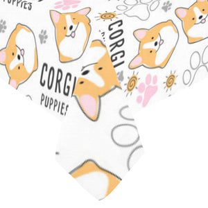 Corgi Dog Pattern Tablecloth