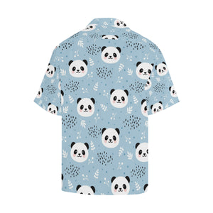 Cute panda pattern Men's All Over Print Hawaiian Shirt