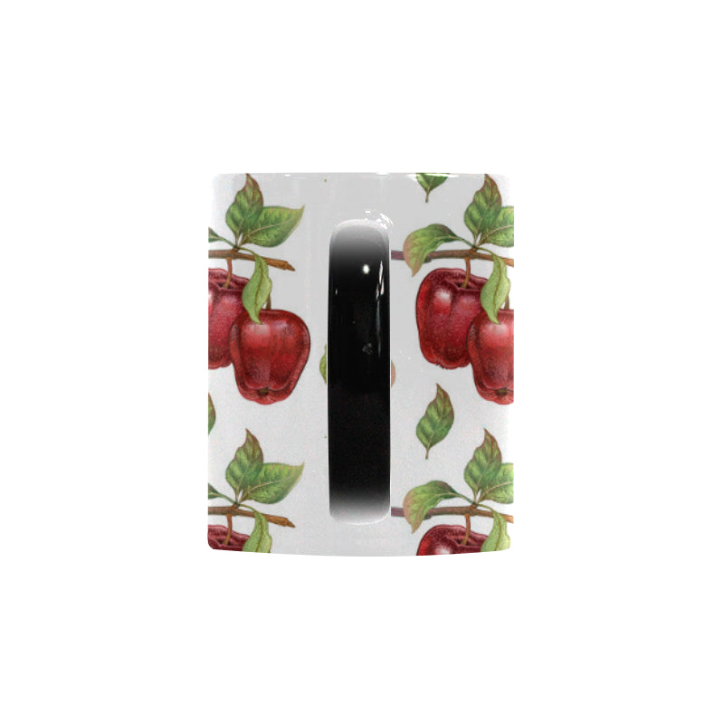 Red apples pattern Morphing Mug Heat Changing Mug