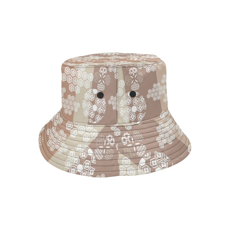 Beautiful hexagon japanese  pattern Unisex Bucket Hat