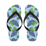 Watercolor grape pattern Unisex Flip Flops