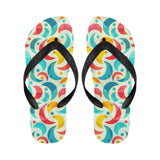 Colorful moon pattern Unisex Flip Flops
