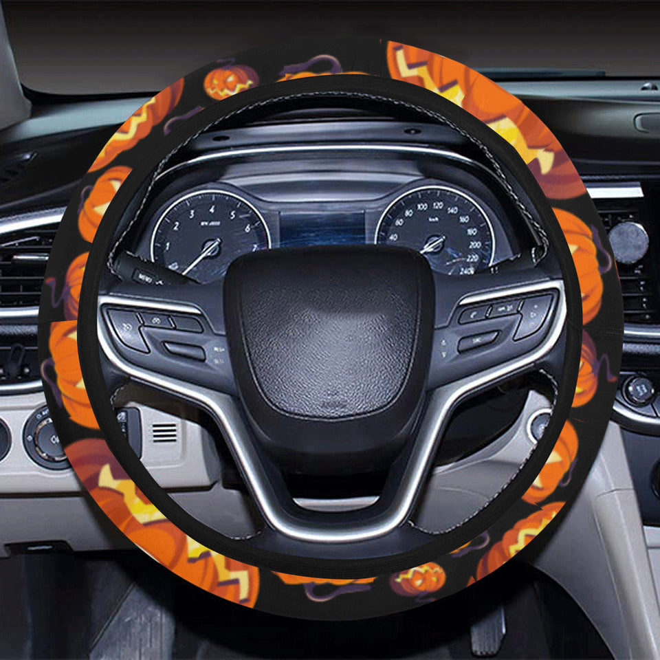 Halloween Pumpkin pattern Car Steering Wheel Cover