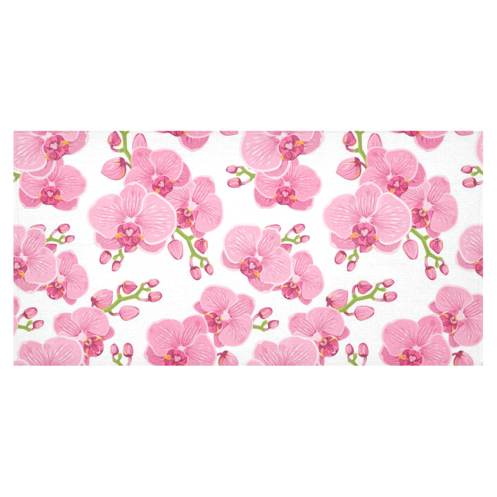 pink purple orchid pattern background Tablecloth