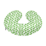 Hop pattern background U-Shaped Travel Neck Pillow