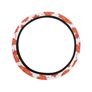 Canada Pattern Print Design 02 Car Steering Wheel Cover