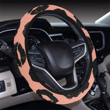 Lips Pattern Print Design 02 Car Steering Wheel Cover