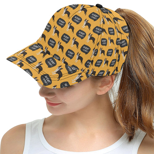 Boston terrier design pattern All Over Print Snapback Cap