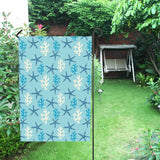 Blue starfish coral reef pattern House Flag Garden Flag