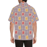 Bread Toast Pattern Print Design 05 Men's All Over Print Hawaiian Shirt (Model T58)