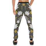Beautiful gold autumn maple leaf pattern Unisex Casual Sweatpants