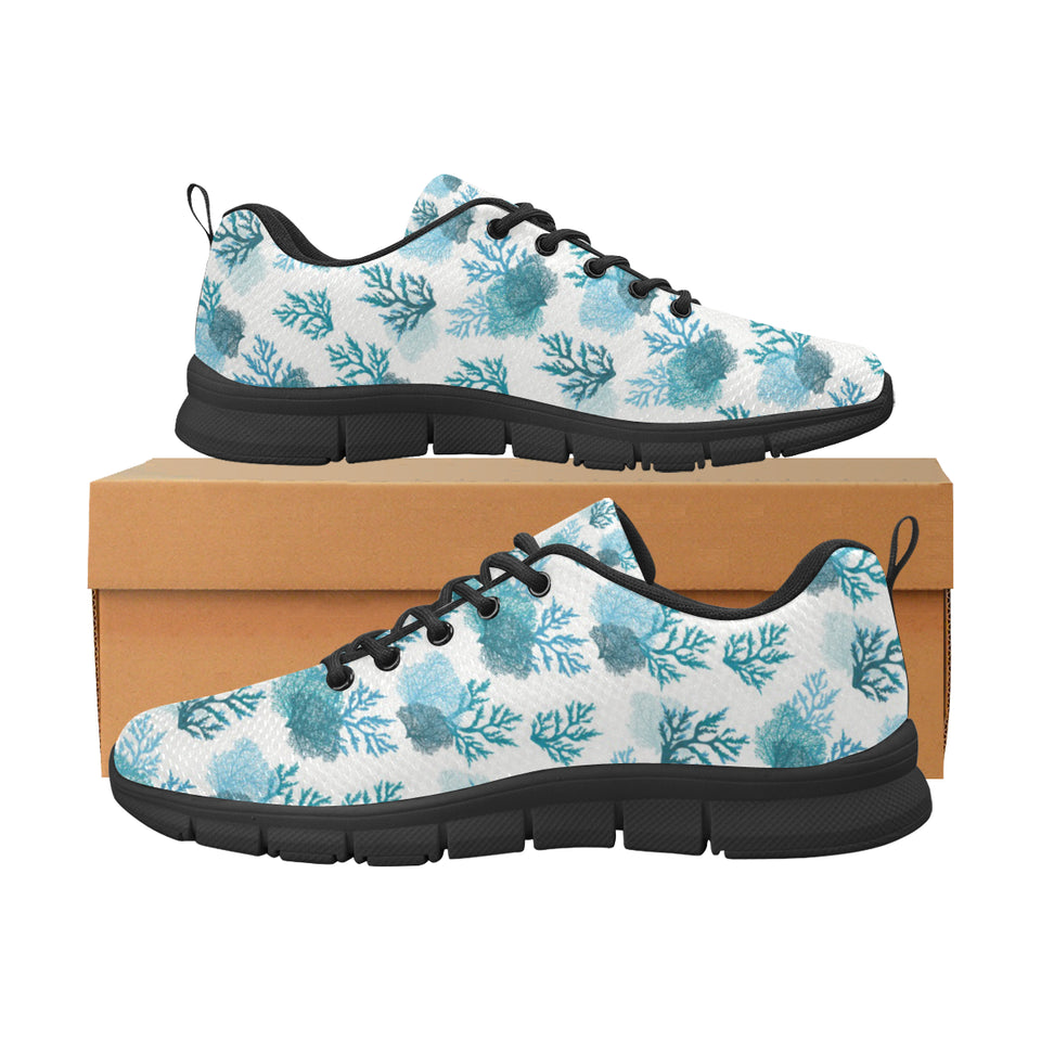 Coral Reef Pattern Print Design 04 Men's Breathable Sneakers ( Model 055)