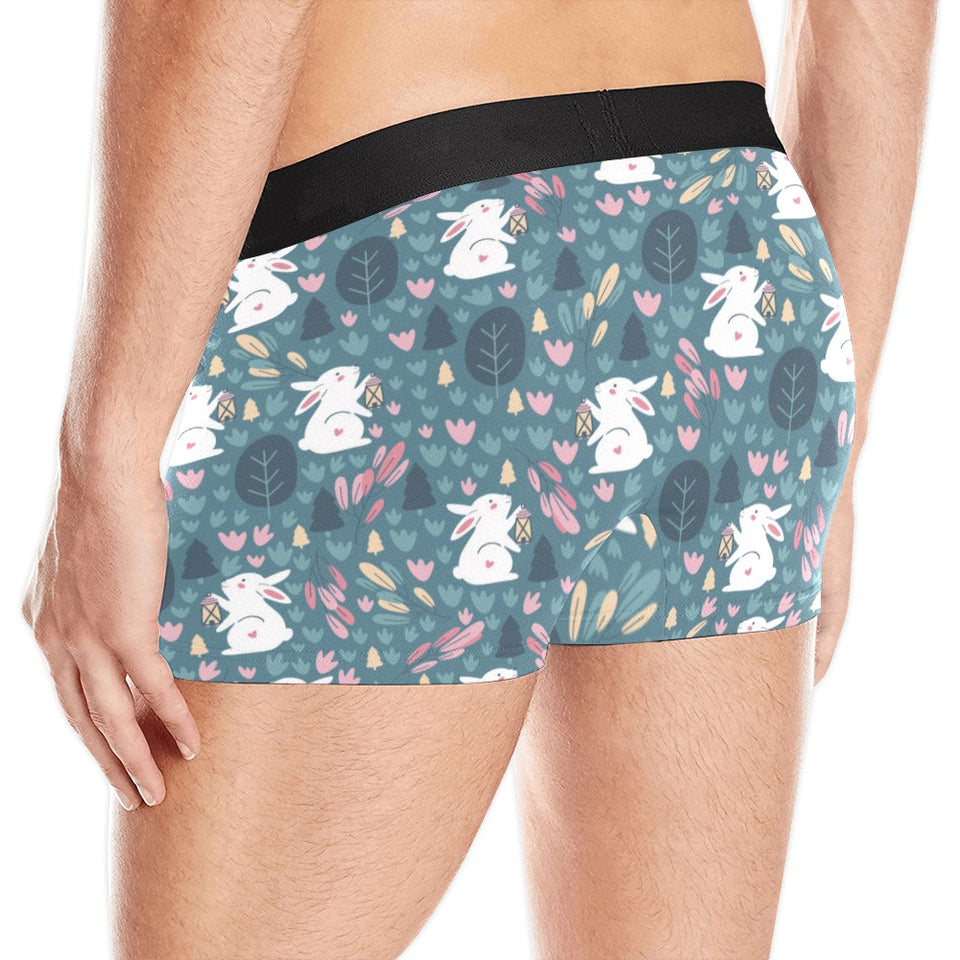 Cute rabbit pattern Men's All Over Print Boxer Briefs Men's Underwear