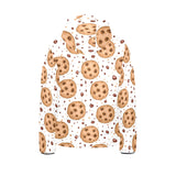 chocolate chip cookie pattern Kids' Boys' Girls' Padded Hooded Jacket