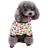 Dice Pattern Print Design 03 All Over Print Pet Dog Round Neck Fuzzy Shirt