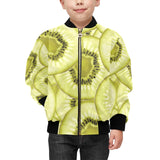 Sliced kiwi pattern Kids' Boys' Girls' Bomber Jacket