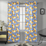 Guinea Pig Pattern Print Design 02 Gauze Curtain