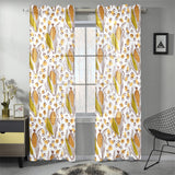 Corn Pattern Print Design 02 Gauze Curtain