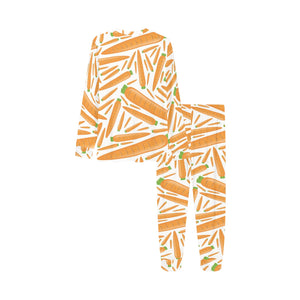 Carrot Pattern Print Design 02 Kids' Boys' Girls' All Over Print Pajama Set