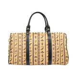 Egypt Hieroglyphics Pattern Print Design 02 Travel Bag