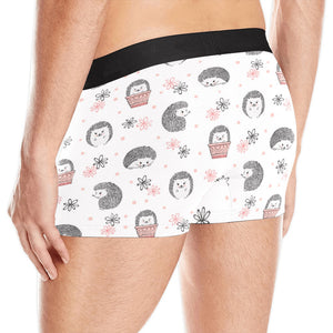 Hedgehog Pattern Print Design 02 Men's All Over Print Boxer Briefs Men's Underwear