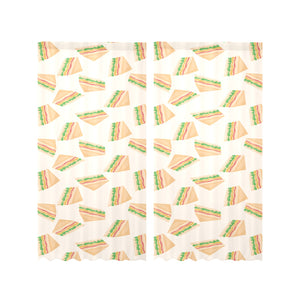 Sandwich Pattern Print Design 01 Gauze Curtain