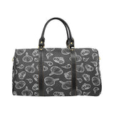 Garlic pattern black background Travel Bag