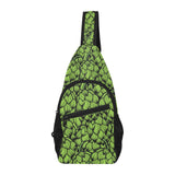 Green hop pattern All Over Print Chest Bag