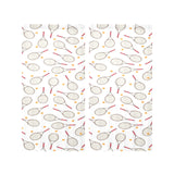 Tennis Pattern Print Design 04 Gauze Curtain