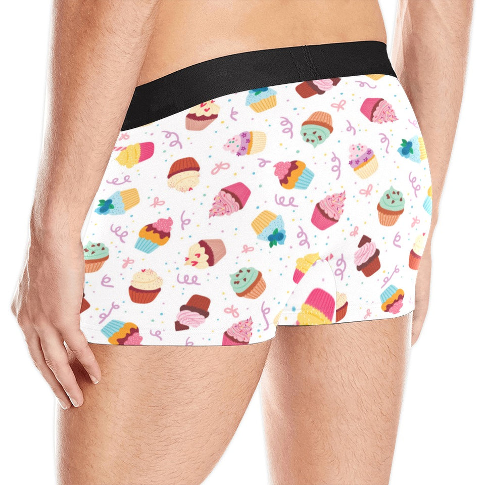 Cake cupcake design pattern Men's All Over Print Boxer Briefs Men's Underwear
