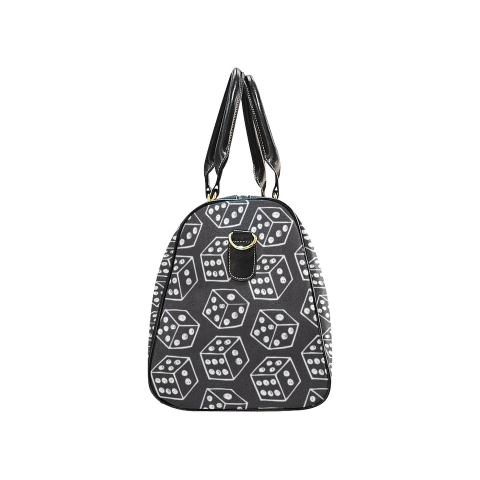 Dice Pattern Print Design 01 Travel Bag