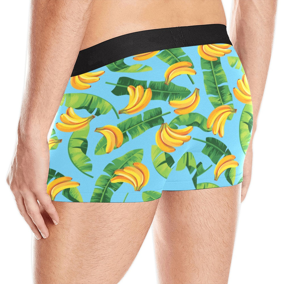 banana leaves banana design pattern Men's All Over Print Boxer Briefs Men's Underwear