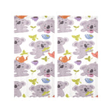 Cute koalas teapots tea Gauze Curtain