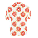 Grapefruit pattern Men's All Over Print Polo Shirt