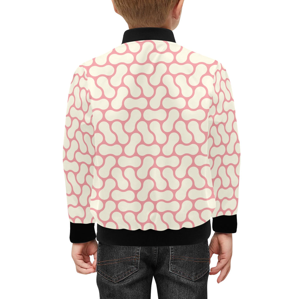 peanuts texture pattern Kids' Boys' Girls' Bomber Jacket