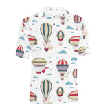 Hot air balloon pattern Men's All Over Print Polo Shirt