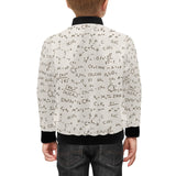 Chemistry Periodic Table Pattern Print Design 04 Kids' Boys' Girls' Bomber Jacket