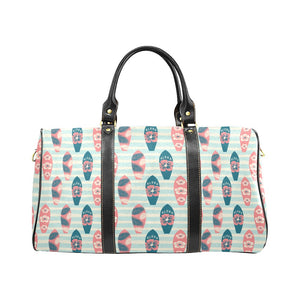 Surfboard Pattern Print Design 02 Travel Bag