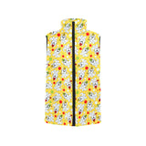 Yorkshire Terrier Pattern Print Design 05 Women's Padded Vest