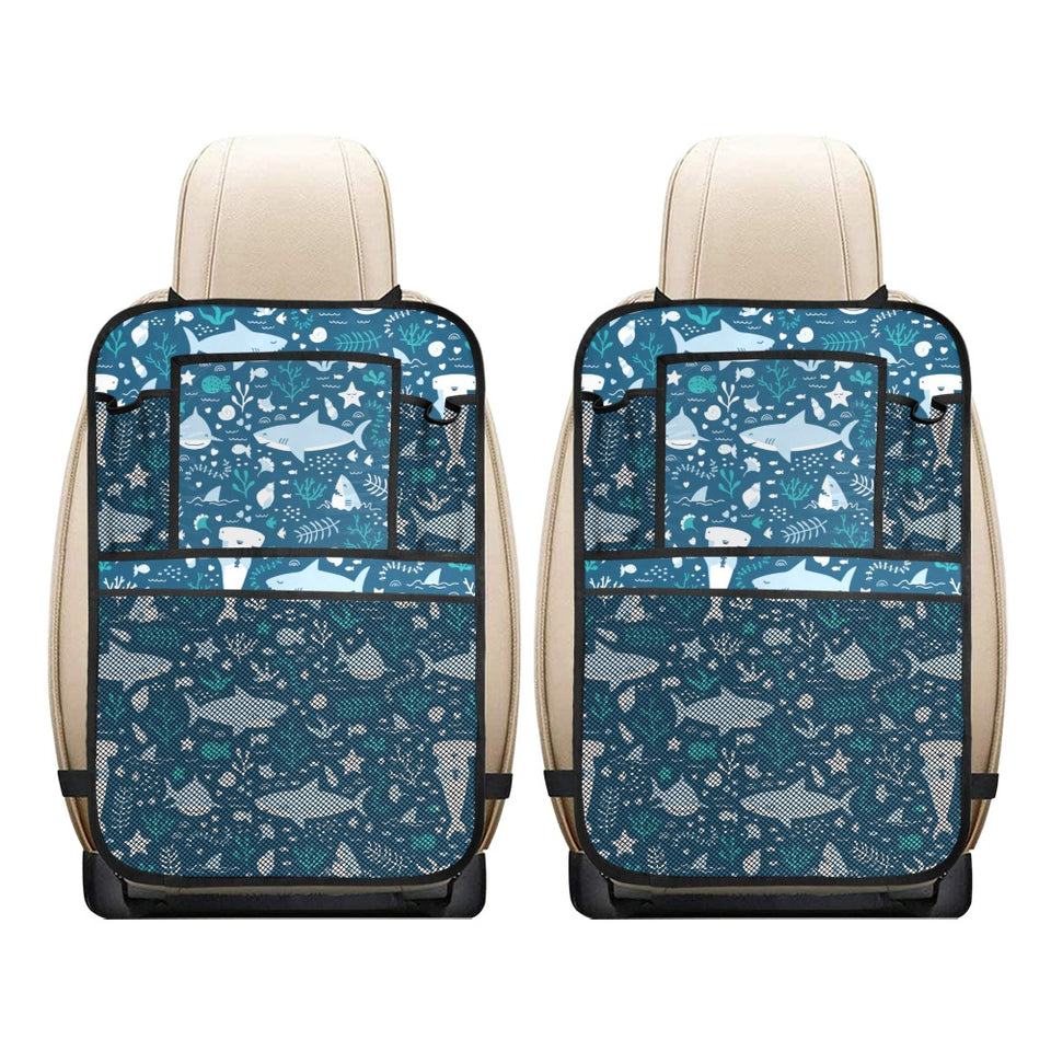 Cute shark pattern Car Seat Back Organizer