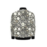 Gear Pattern Print Design 02 Kids' Boys' Girls' Bomber Jacket