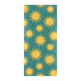 Sun green background Beach Towel