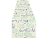 Seahorse shell pattern Table Runner