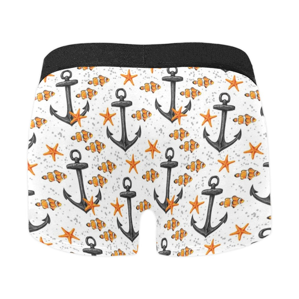 Clown Fish Pattern Print Design 02 Men's All Over Print Boxer Briefs Men's Underwear