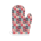 British Pattern Print Design 05 Heat Resistant Oven Mitts