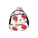 dragon fruits white background All Over Print Chest Bag