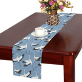 Seagull Pattern Print Design 04 Table Runner