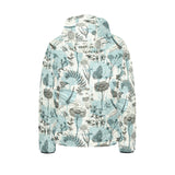 Dragonfly Butterfly Plants insect flower vintage s Kids' Boys' Girls' Padded Hooded Jacket