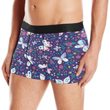Colorful butterfly flower pattern.eps Men's All Over Print Boxer Briefs Men's Underwear